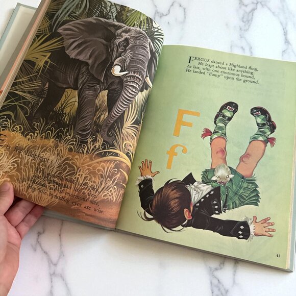 Vintage 1978 Dean & Son Ltd ABC Book of Children's Rhymes and Verse - Picture 6 of 10